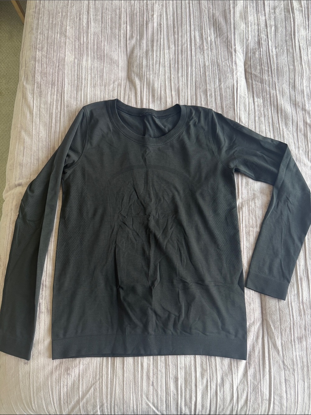lululemon athletica Black Long Sleeve Crew Top